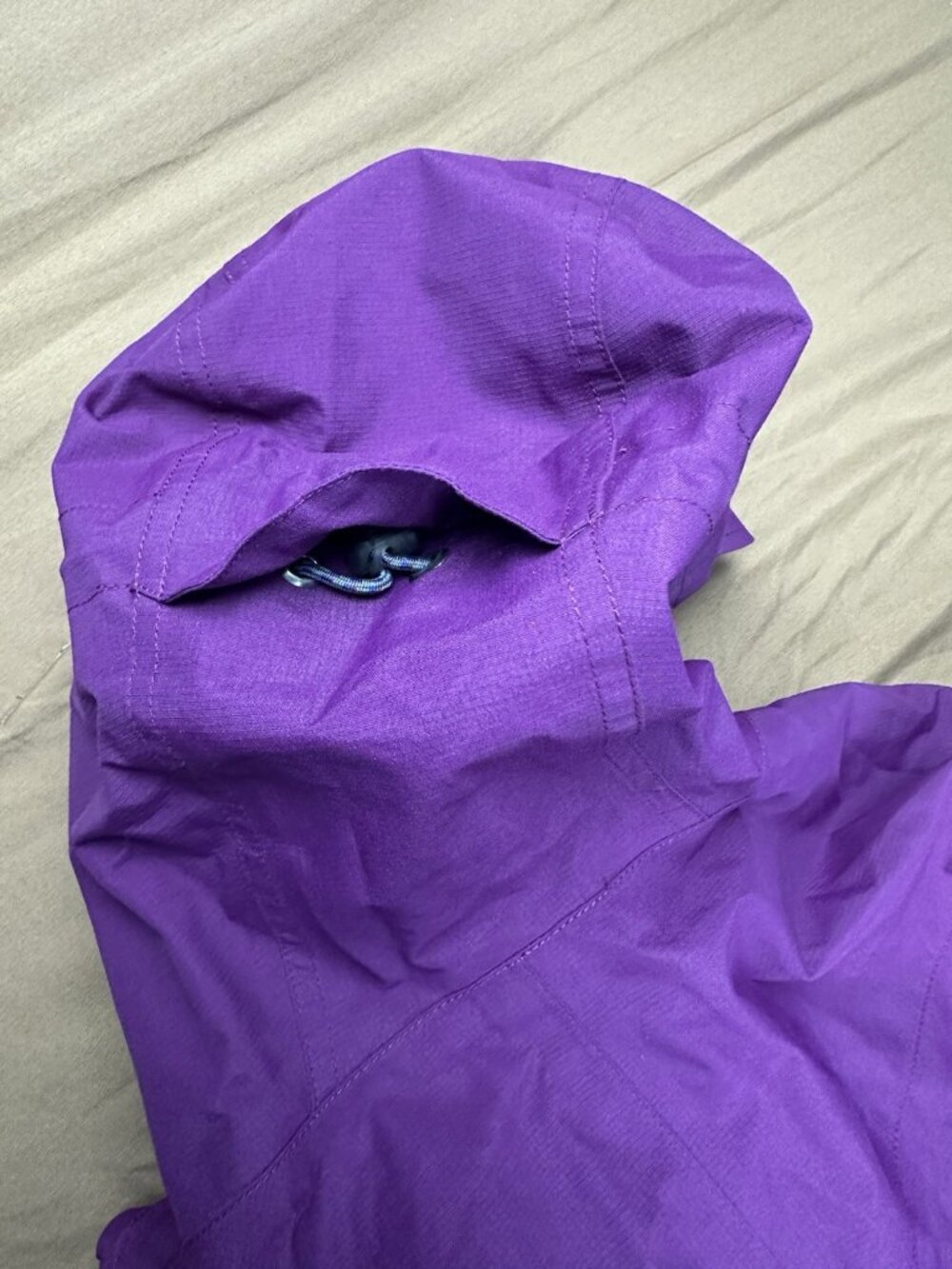Cabelas Gore-Tex Rain Jacket Womens Medium Purple Full Zip Hooded Outdoor Casual - Picture 11 of 16